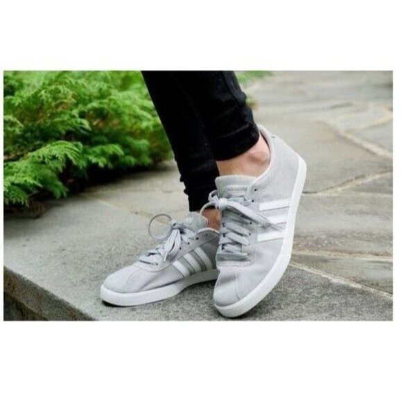 adidas Shoes - adidas Women's Neo Courtset Sneaker Tennis Athletic Shoes Grey White Size US9